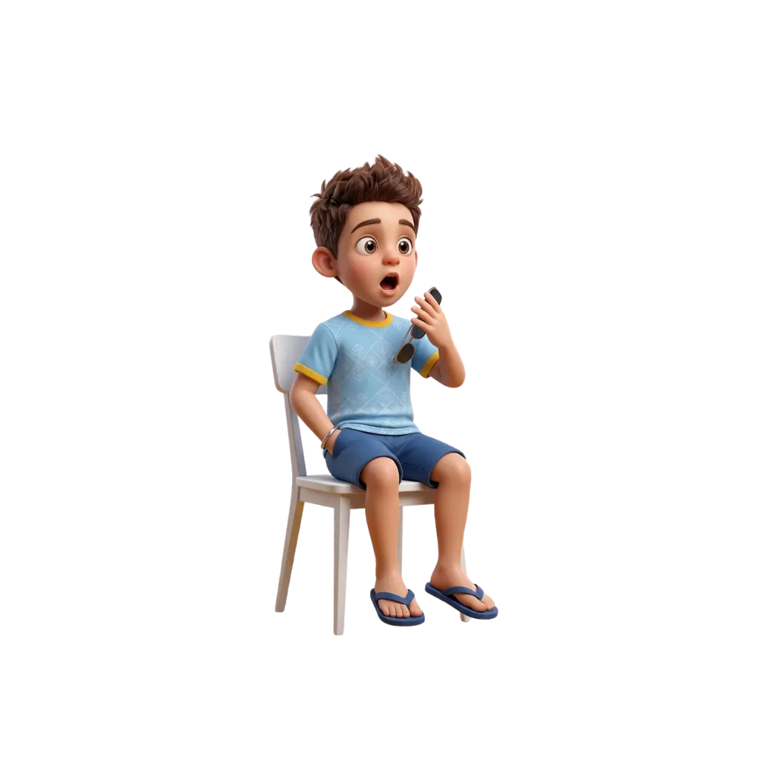 Chintu in Chair